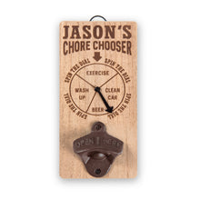 Load image into Gallery viewer, Chore Chooser Bottle Opener: First Names A-J
