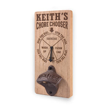 Load image into Gallery viewer, Chore Chooser Bottle Opener: First Names K-Z
