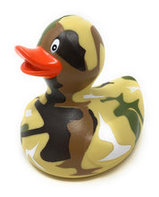 Load image into Gallery viewer, Camouflage Rubber Duck
