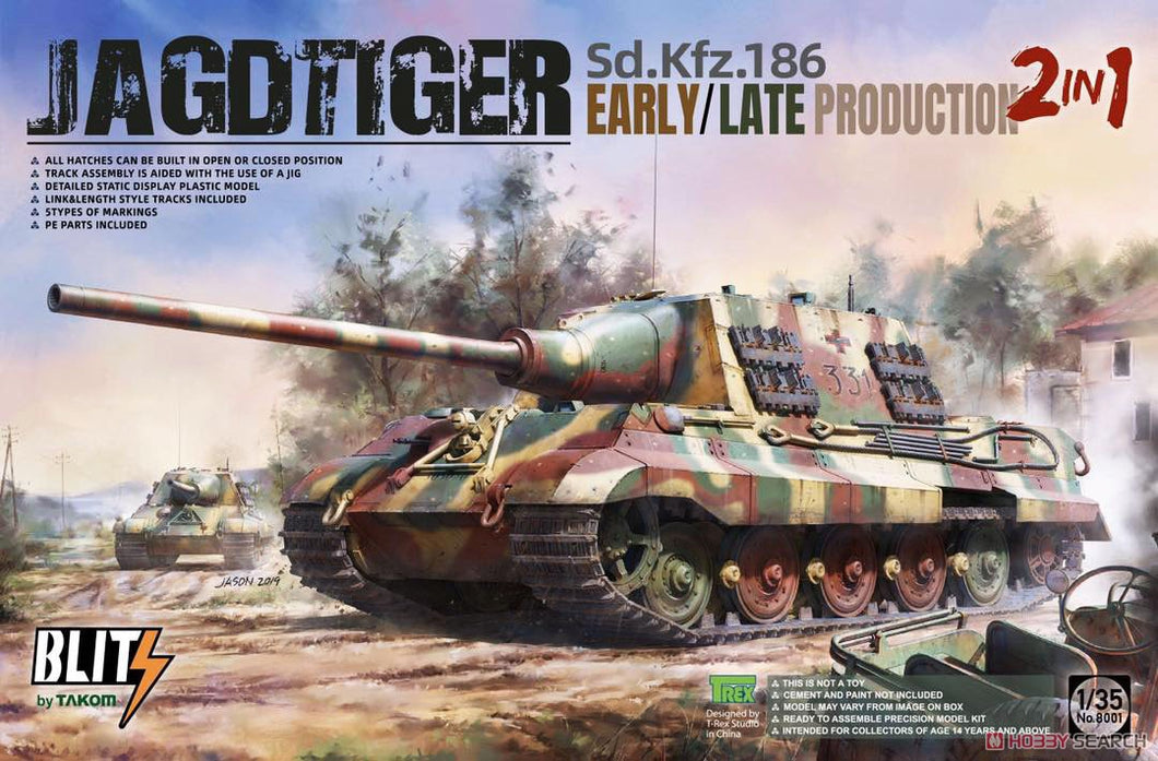 Takom (Blitz) 1/35 Jagdtiger Early/Late Production 2in1