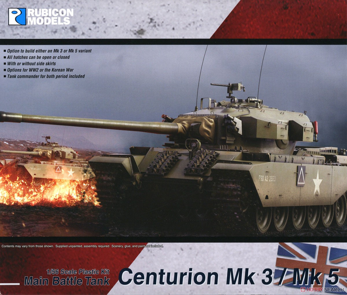 Rubicon models 1/56 Centurion MBT Mk 3 / Mk 5