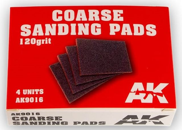 AK Coarse Sanding Pads, 120 Grit