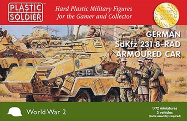 Plastic soldier 1/72 Sdkfz 231 8 RAD armoured car