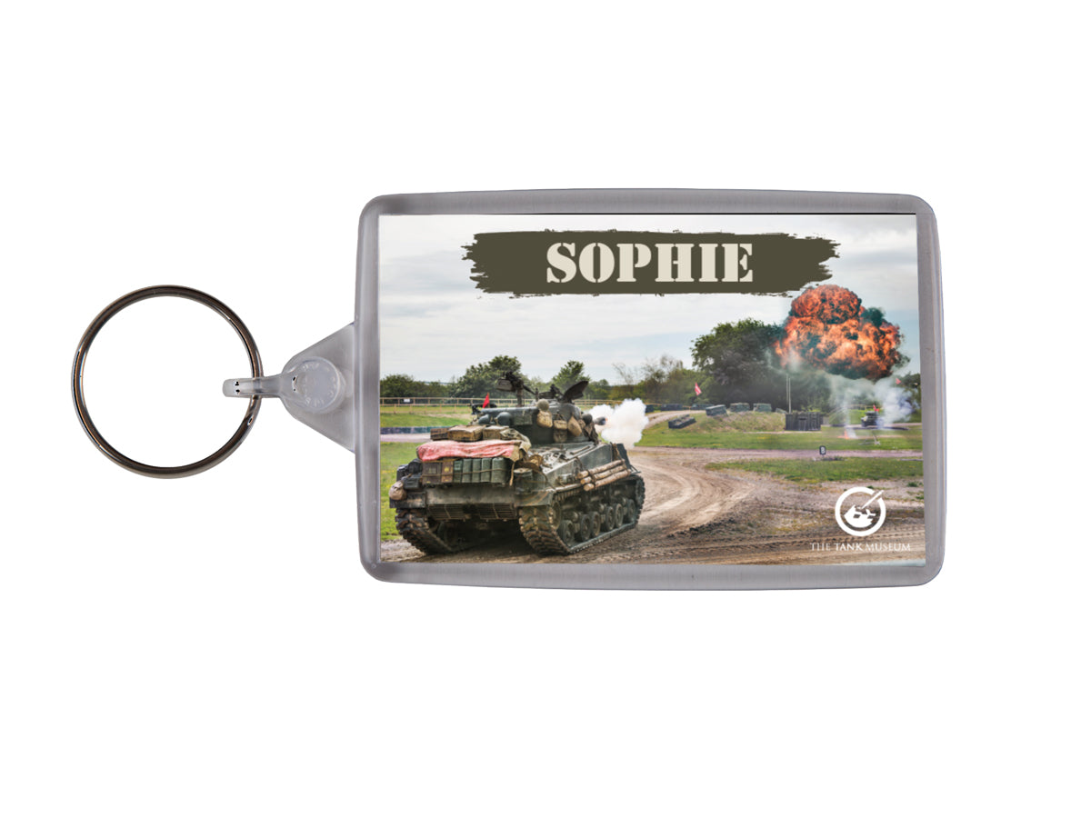 Tanks In Action Keyring – The Tank Museum - Main Image