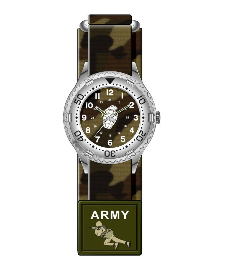 Kids Camouflage Army Watch