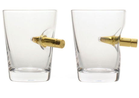 Bullet Proof Shot Glass Glass Pair