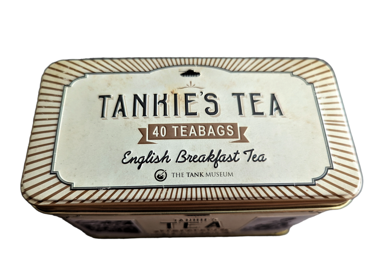 Tankies Tea Collectable Tin with 40 English Breakfast Teabags