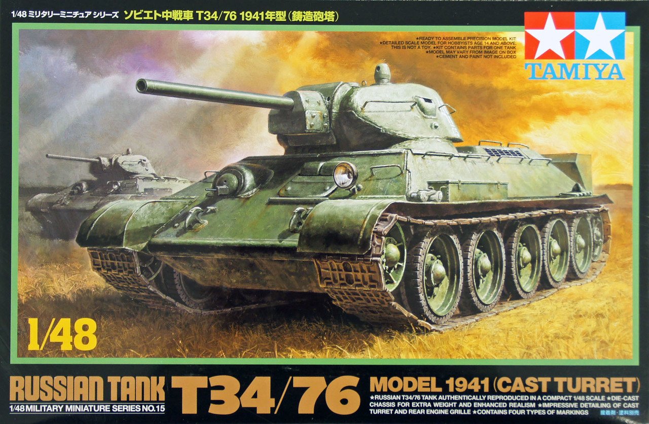 Tamiya 1/48 T34/76 – The Tank Museum