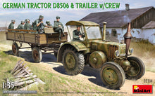 Load image into Gallery viewer, MiniArt 1/35 German Tractor D8506, Trailer w/Crew
