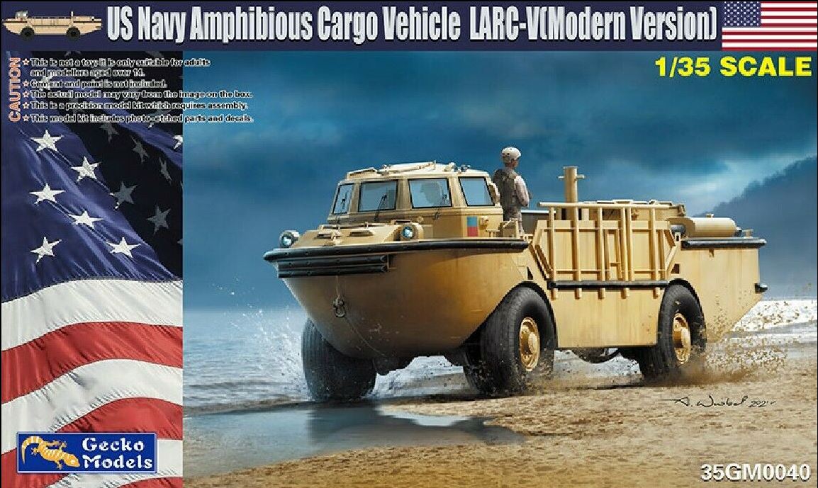 Gecko 1/35 LARC-V US Army Amphibious Cargo Vehicle (Modern Version)