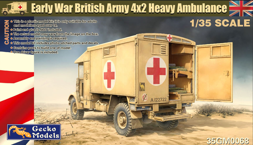 Gecko 1/35 Early war British army 4x2 heavy Ambulance