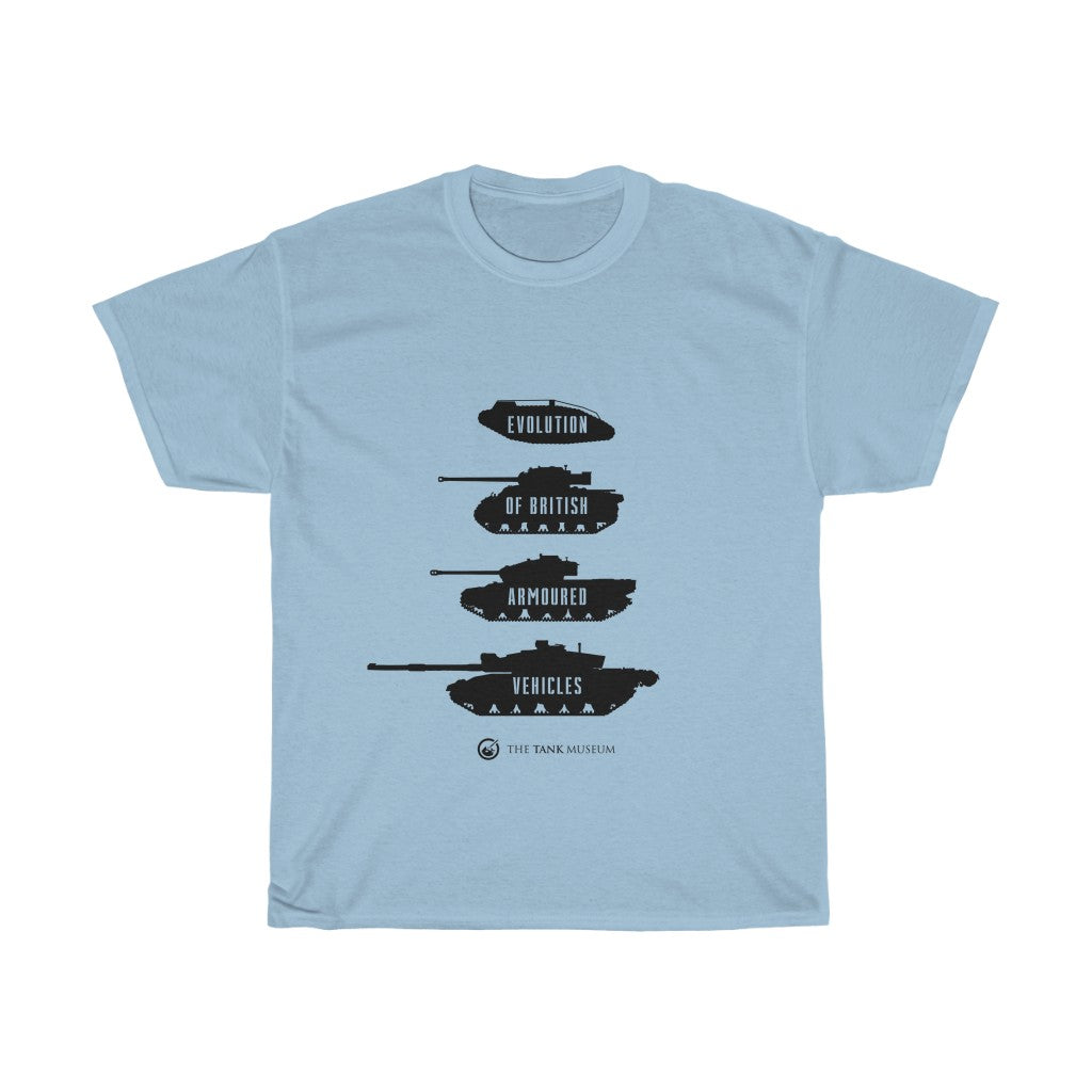 Evolution of British Armoured Vehicles T-Shirt