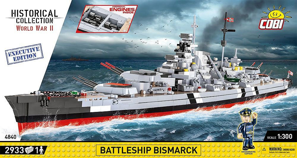 Cobi WW2 Battleship Bismarck Executive Edition – The Tank Museum