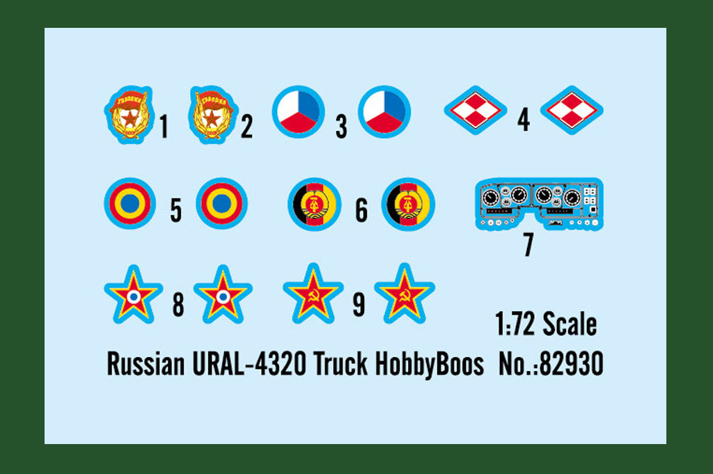 Hobby Boss 1/72 Russian URAL - 4320 Truck