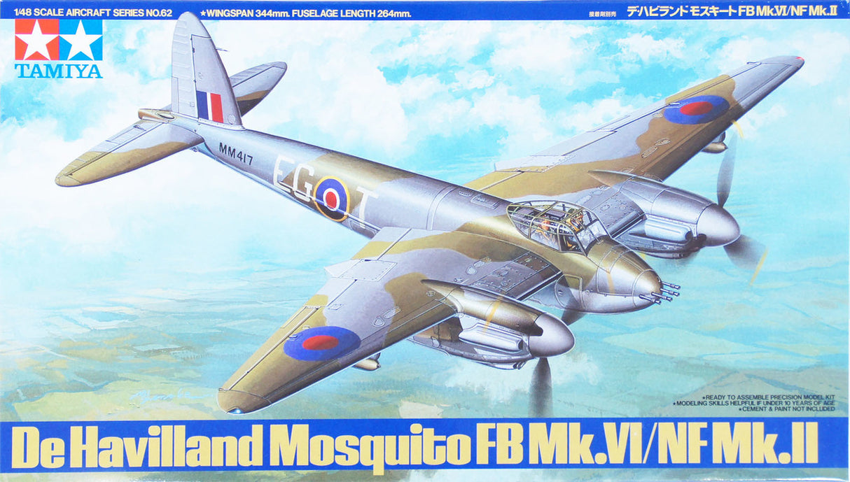 Tamiya 1/48 De Havilland Mosquito FB Mk6/NF Mk2