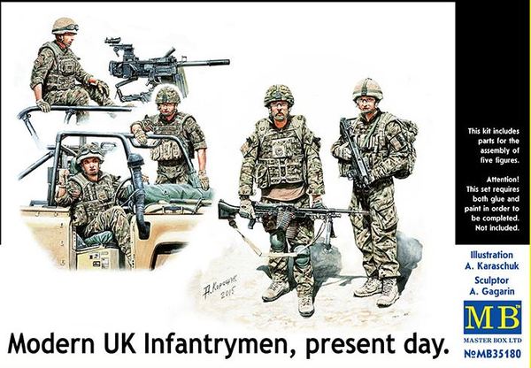 Master Box 1/35 Modern UK Infantrymen, Present Day