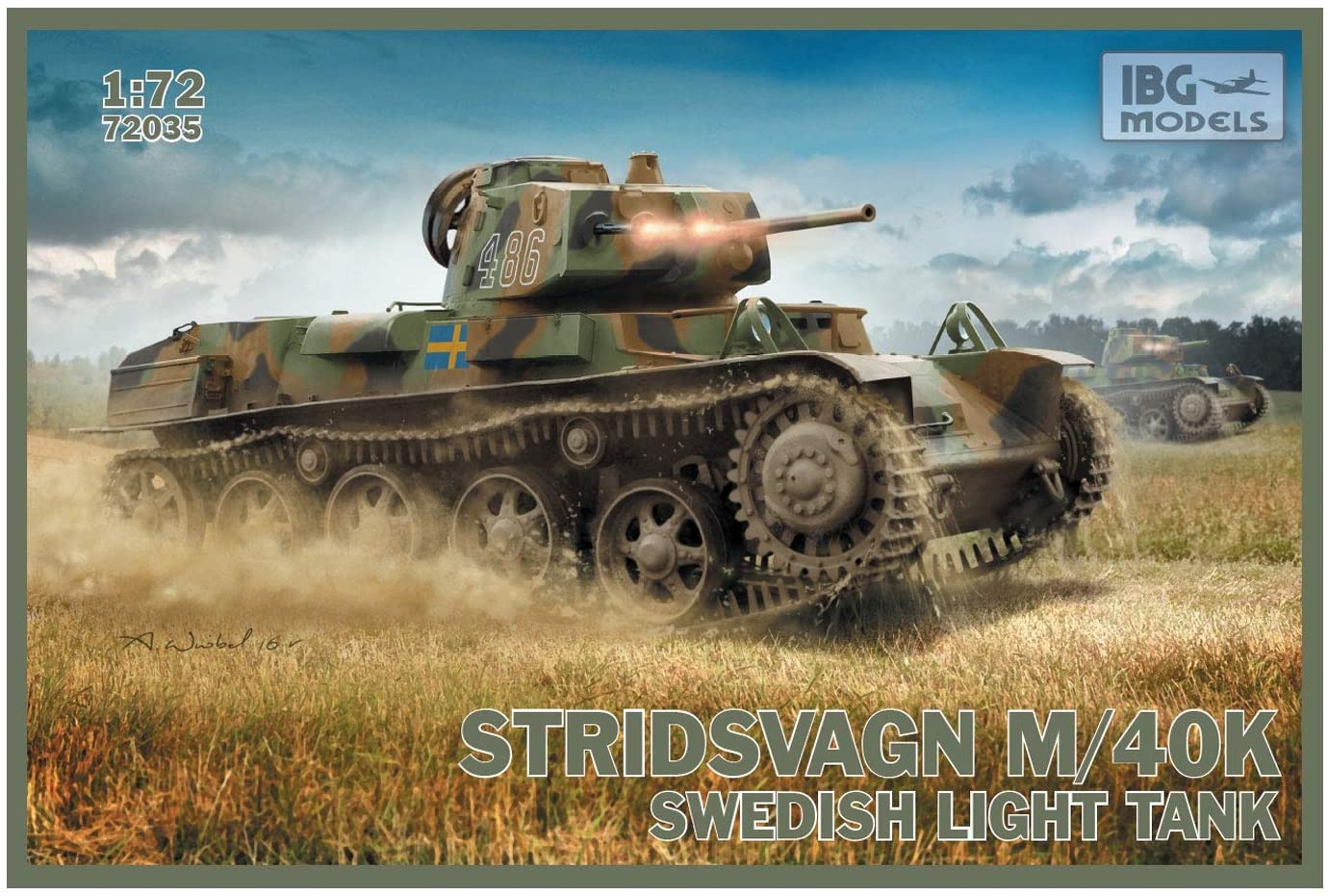 IBG 1/72 Stridsvagn m/40 K Swedish Light Tank – The Tank Museum