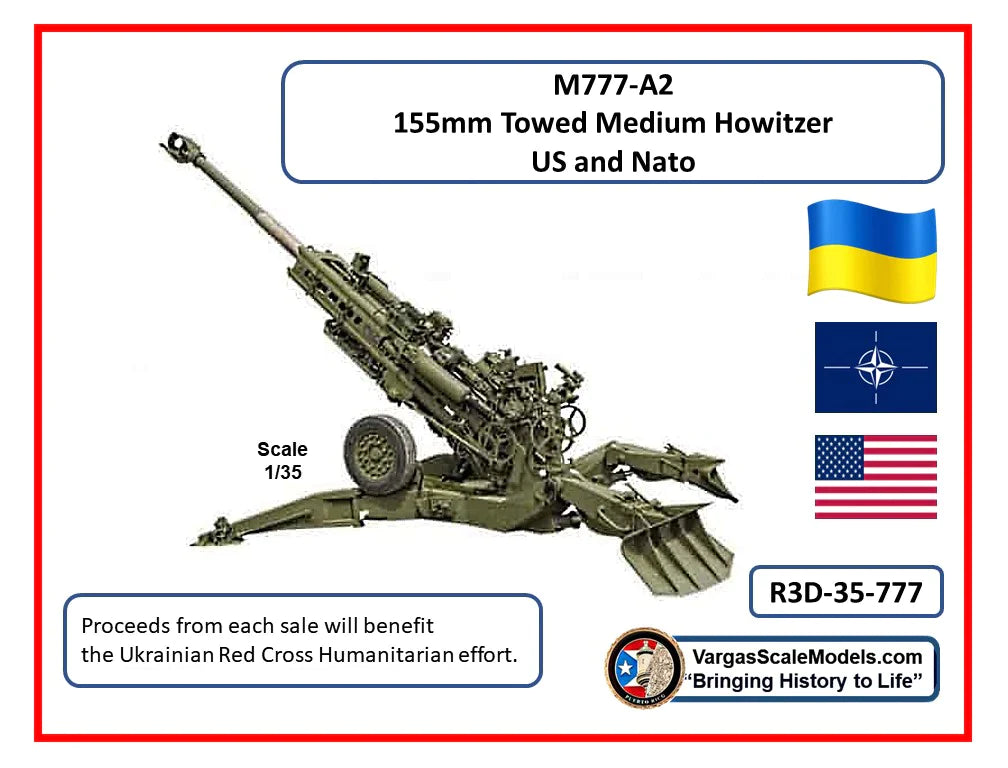 Luis Vargas 1/35 M777-A2 155mm Medium Towed Howitzer