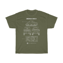 Load image into Gallery viewer, Sherman Firefly Blueprint T-Shirt
