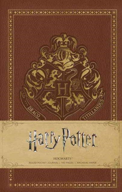 J.K. Rowling's Harry Potter Hogwarts: Magical Journeys Ruled Pocket Journal Book [variant_option4]