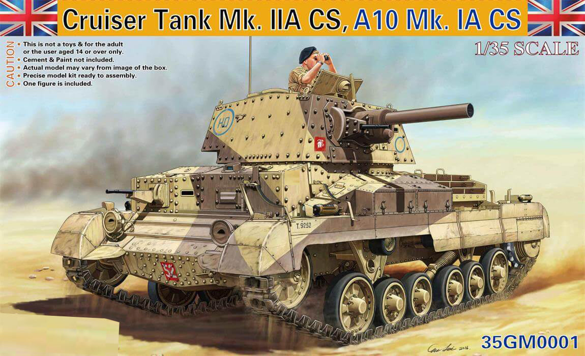 Gecko 1/35 Cruiser Tank A10 Mk1A CS Model
