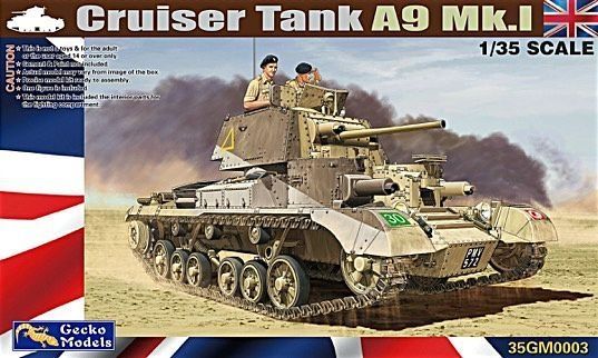 Gecko 1/35 Scale Cruiser Tank A9 MK.1 Model - The Tank Museum