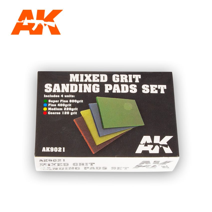 AK Mixed Grit Sanding Pads Set