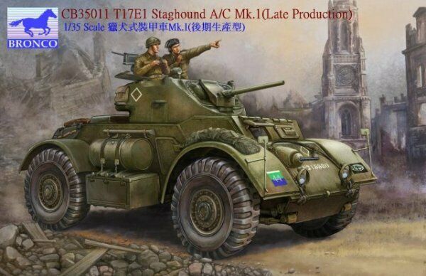 Bronco 1/35 Staghound Mk.1 Armoured Car, Late Production