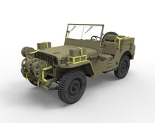 Load image into Gallery viewer, Bronco 1/35 British Recce and Signals Light Truck (2 Kits) with 5 Figures.
