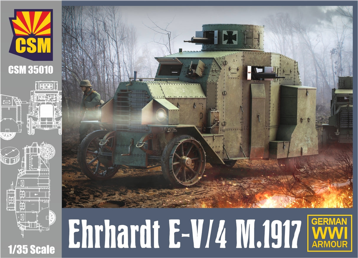 CSM 1/35 scale German Armoured car E-V/4 M.1917