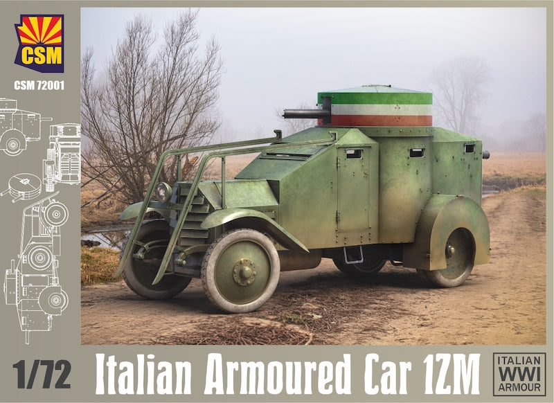 CSM 1/72 Scale Italian Armoured Car 1ZM