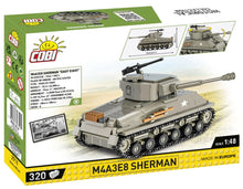 Load image into Gallery viewer, Cobi 1/48 Scale M4A3E8 Sherman
