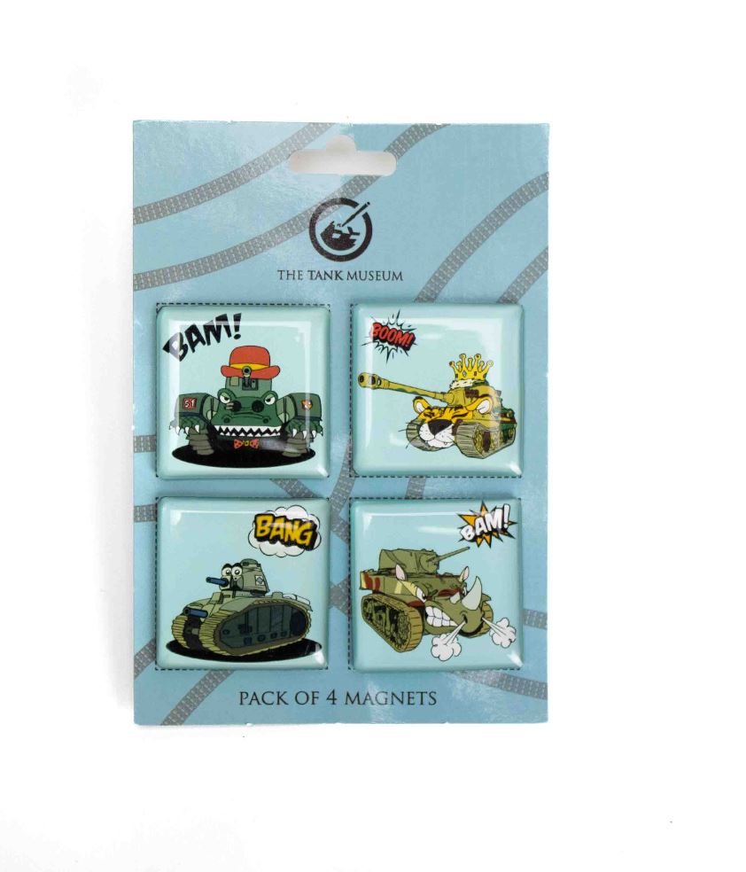 Tank Character Magnets 4 Pack
