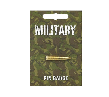 Military Ammo Pin Badge