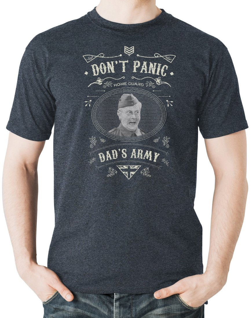 Dads Army T-shirt: Don't Panic