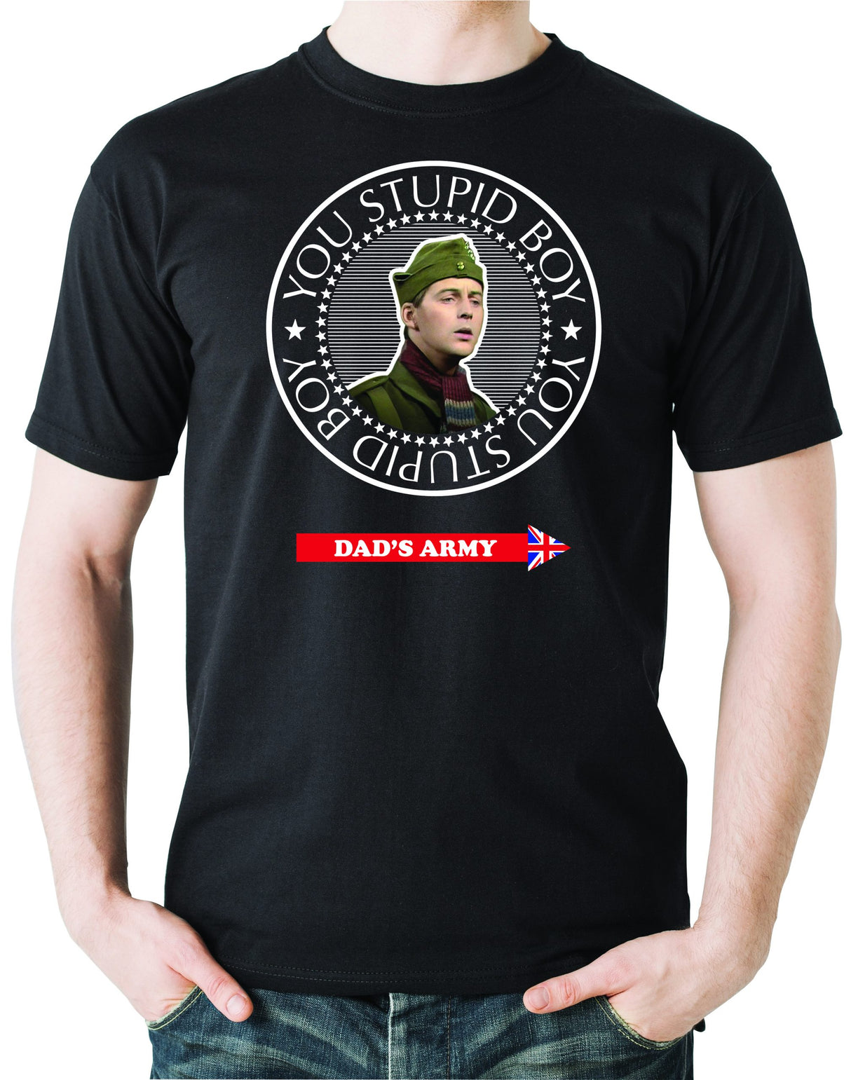 Dads Army T-shirt: You Stupid Boy
