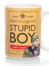Load image into Gallery viewer, Dad&#39;s Army &#39;Stupid Boy&#39; Ceramic Mug
