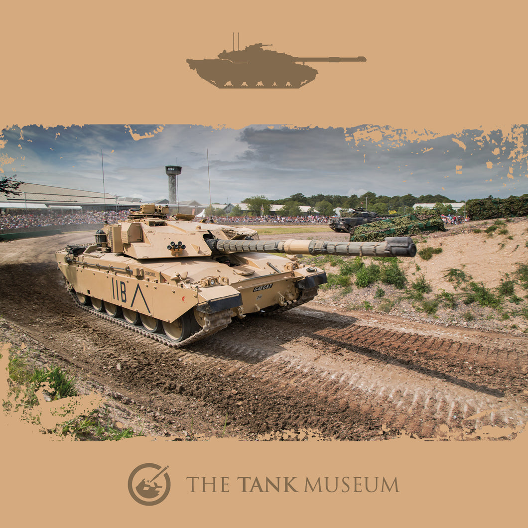 Tank Museum Greetings Card : Challenger 1