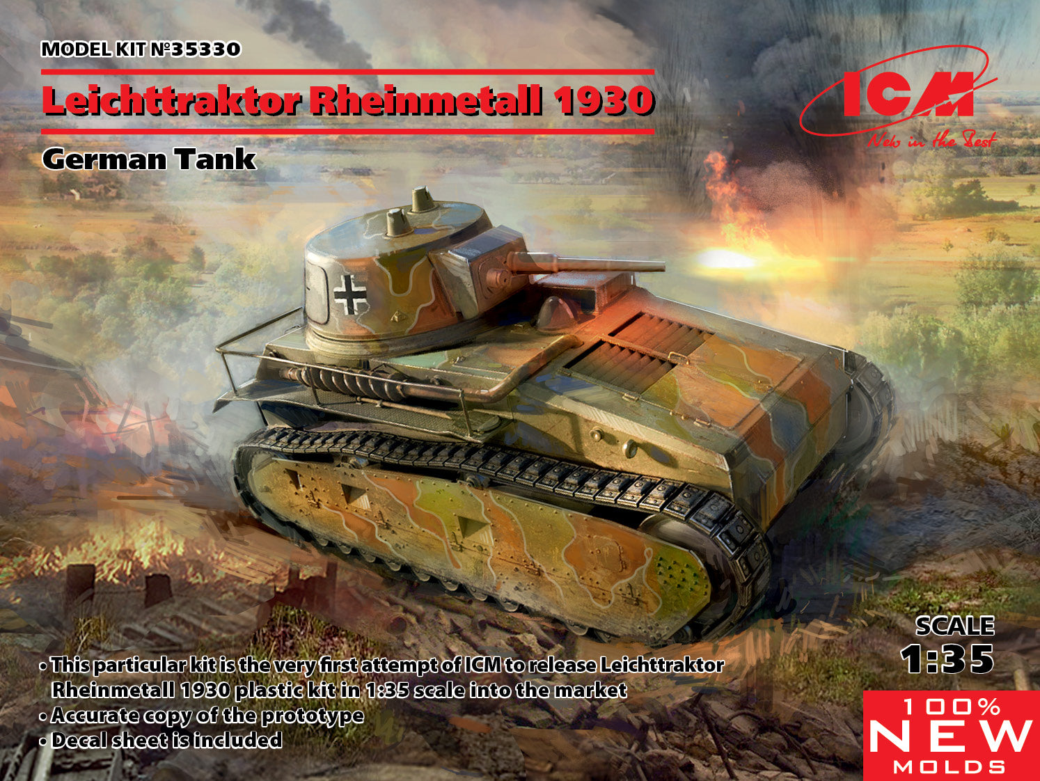 ICM 1:35 Scale Leichttraktor Rheinmetall 1930 – The Tank Museum