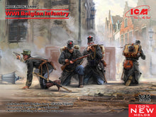 Load image into Gallery viewer, ICM 1:35 Scale WW1 Belgian Infantry
