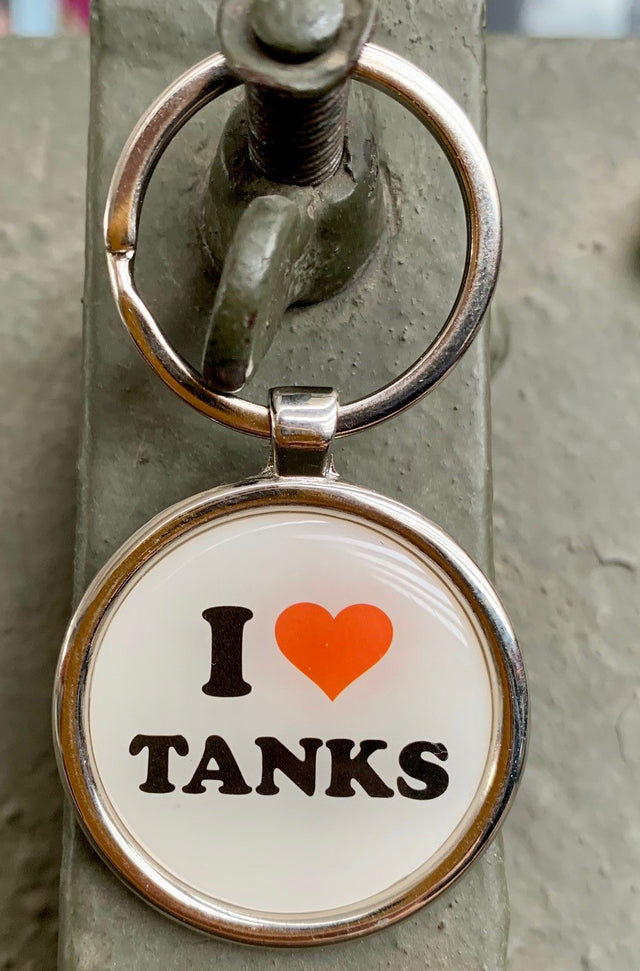 'I ♥ Tanks' Keyring - The Tank Museum