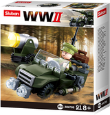 Sluban - WWII Allied Jeep