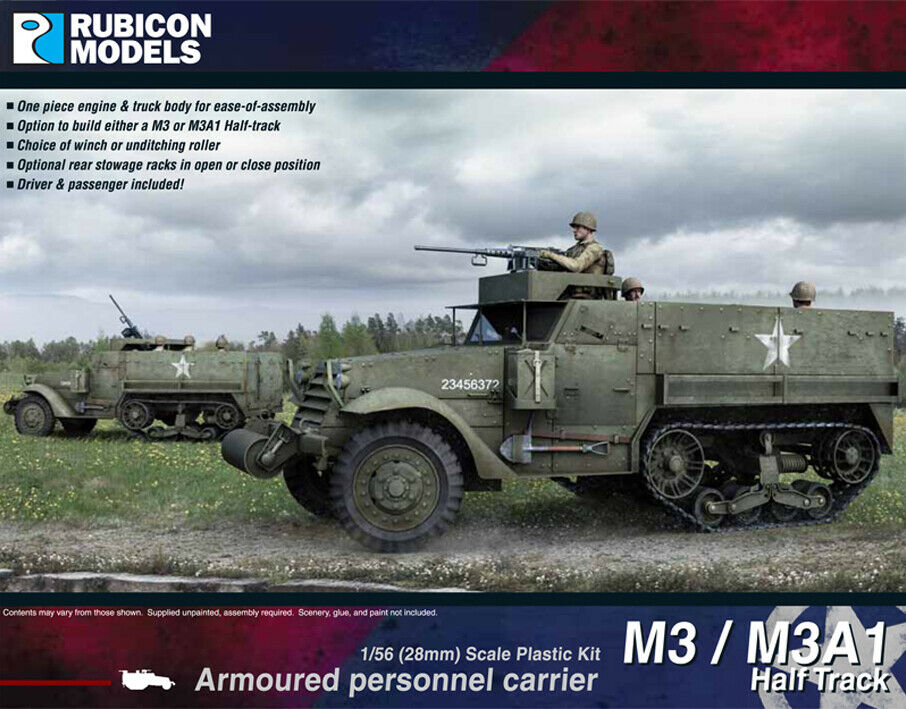 (未使用･未開封品)　RUBICON MODELS 1/56 M3/M3A1 ハーフトラック RB0027 プラモデル df5ndr3 Amazon | RUBICON MODELS 1/56 M3/M3A1 ハーフトラック RB0027