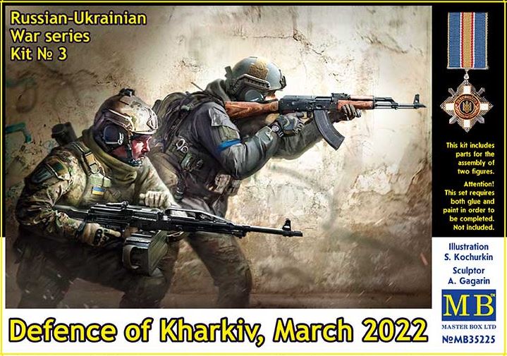 Master Box 1/35 Defence of Kharkiv, March 2022 Figure Set, Kit 3