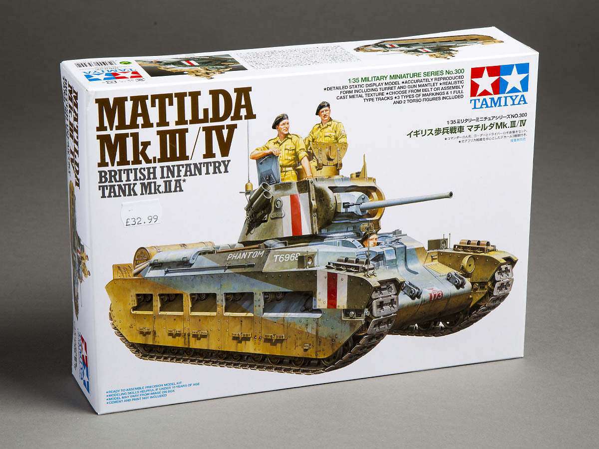 タミヤ 1/35 イギリス・マチルダMKⅡ戦車 リモートコントロールタンク