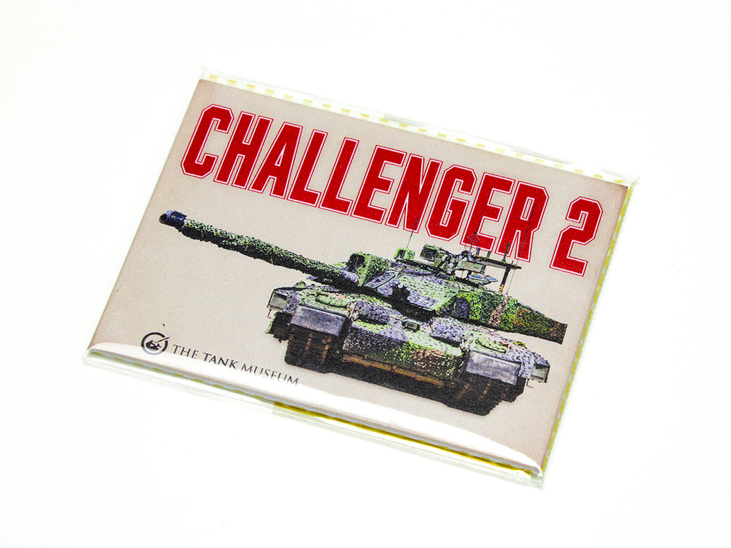 Challenger 2 Metal Fridge Magnet