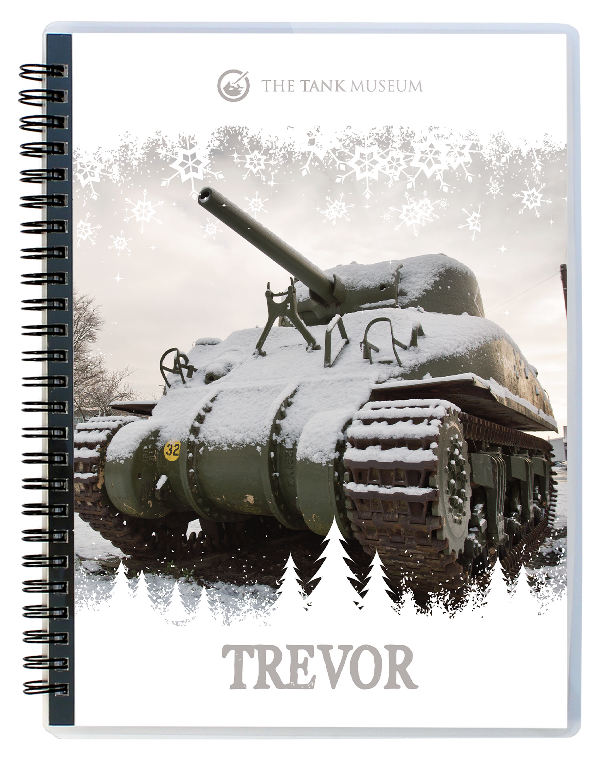 Sherman Grizzly Christmas Notebook