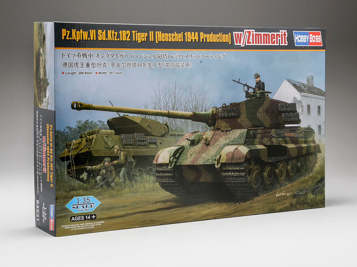 Åbent Supersonic hastighed Cyberplads Hobby Boss 1/35 Tiger 2 with Zimmerit – The Tank Museum