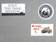 Tank Museum Car Stickers - The Tank Museum
