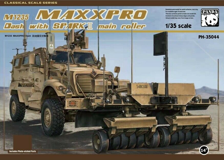 Panda 1/35 M1235 MAXPRO Dash with SPARK 2 mine roller
